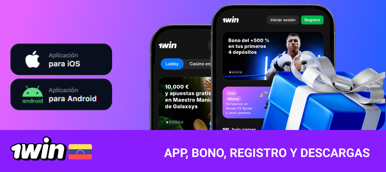 Descarga la app de 1Win Venezuela para iOS y Android