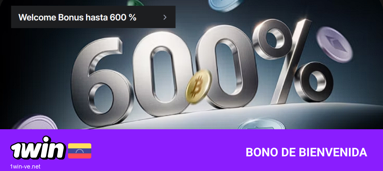 Bono de bienvenida 1Win Venezuela
