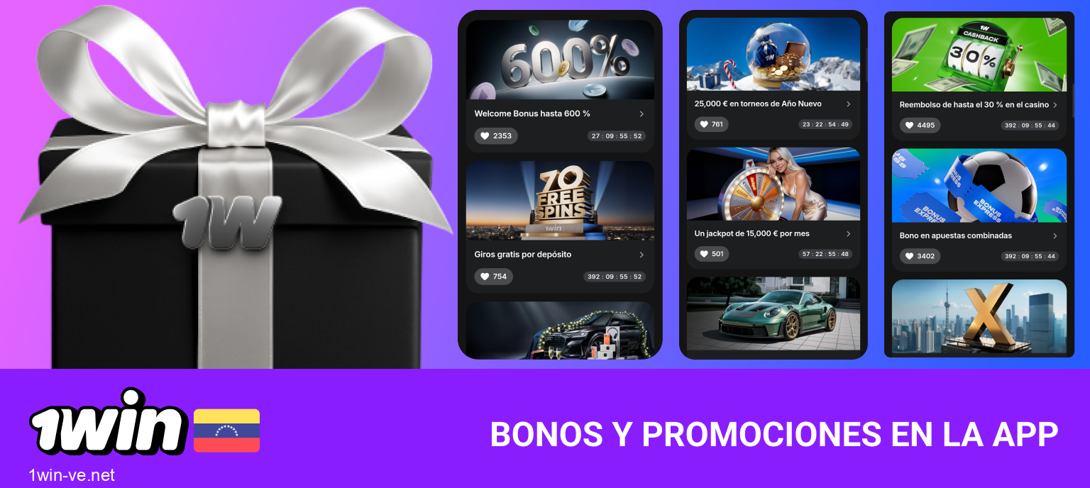Bonos y promociones 1Win Venezuela