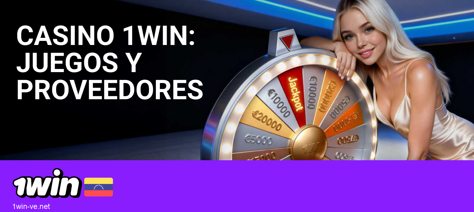 Lista de juegos y proveedores de casino en 1Win Venezuela