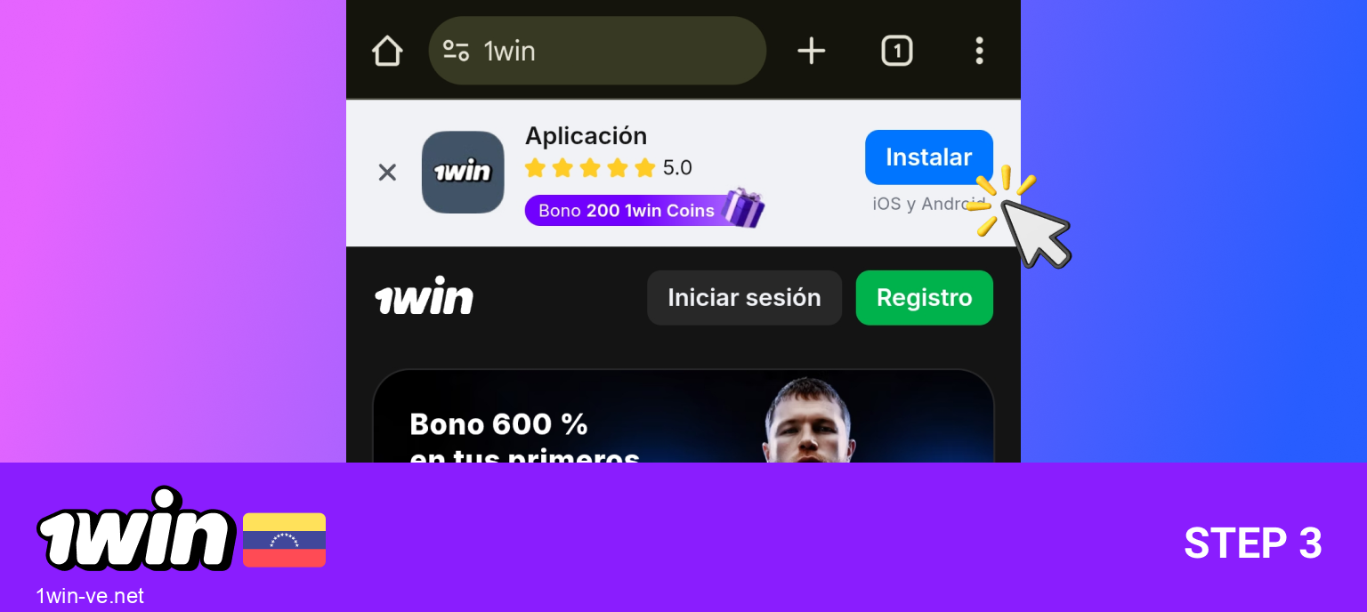 Haz clic en el botón de descarga para Android en la parte superior de la página o en la parte inferior de la sección de aplicaciones paso 3