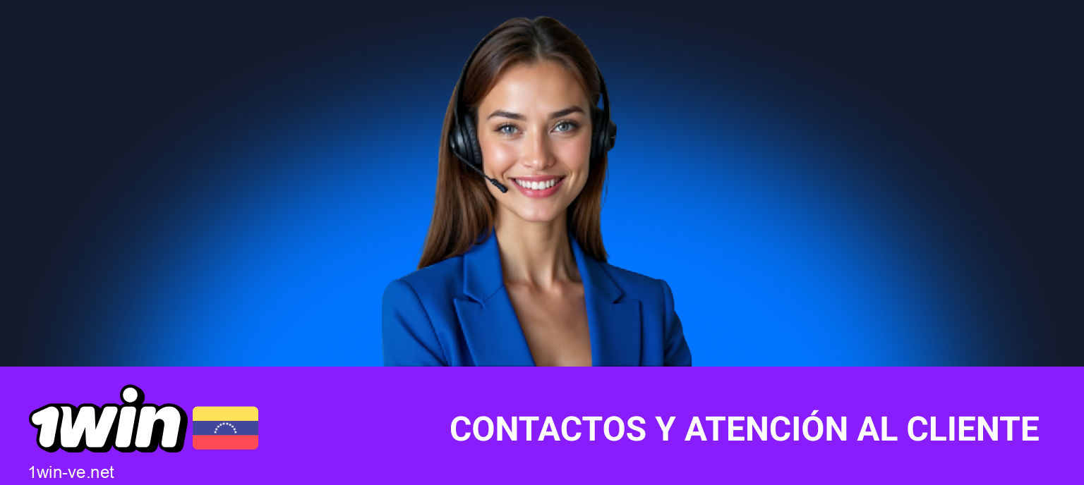 Atención al cliente de 1Win en Venezuela para resolver problemas en minutos
