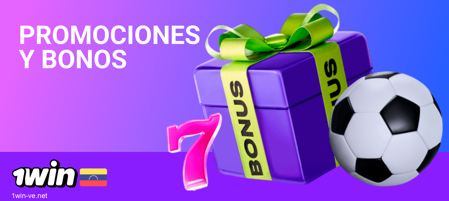 Bonos y promociones de 1Win Venezuela para apuestas y casino
